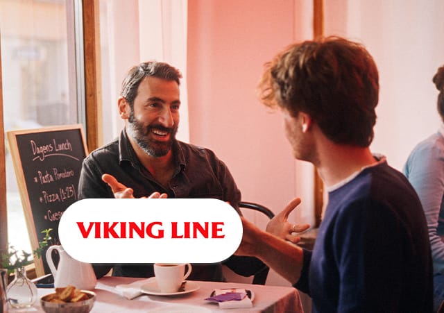 Viking Line logga liggandes